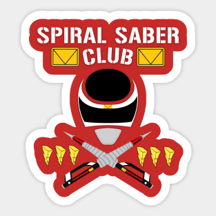 Spiral Saber Club Sticker